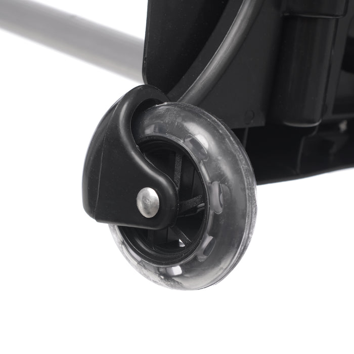 NEW CARRINHO PARA MOCHILA 40CM UMA HASTE ALUMÍNIO PRETO