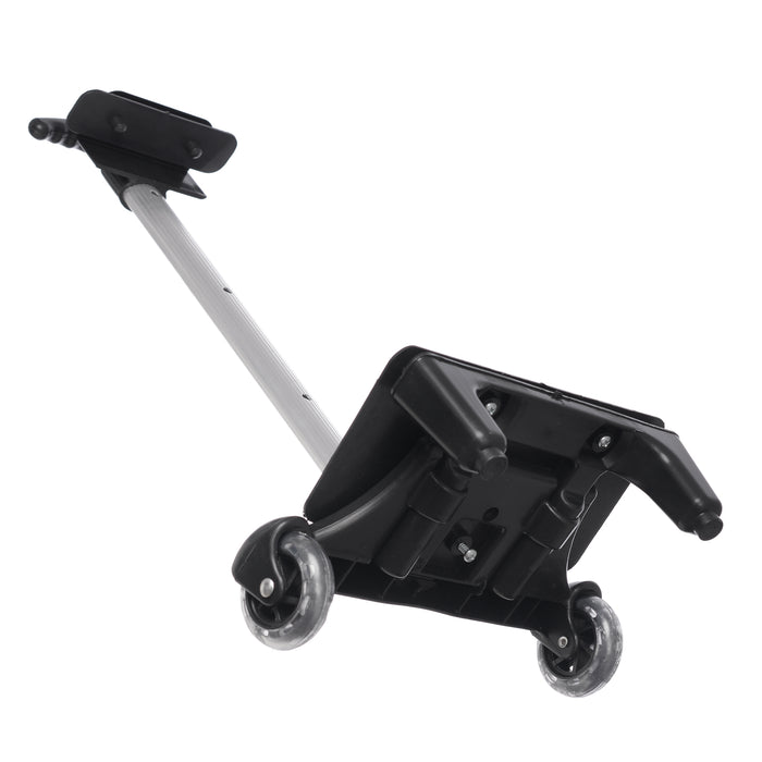 NEW CARRINHO PARA MOCHILA 40CM UMA HASTE ALUMÍNIO PRETO