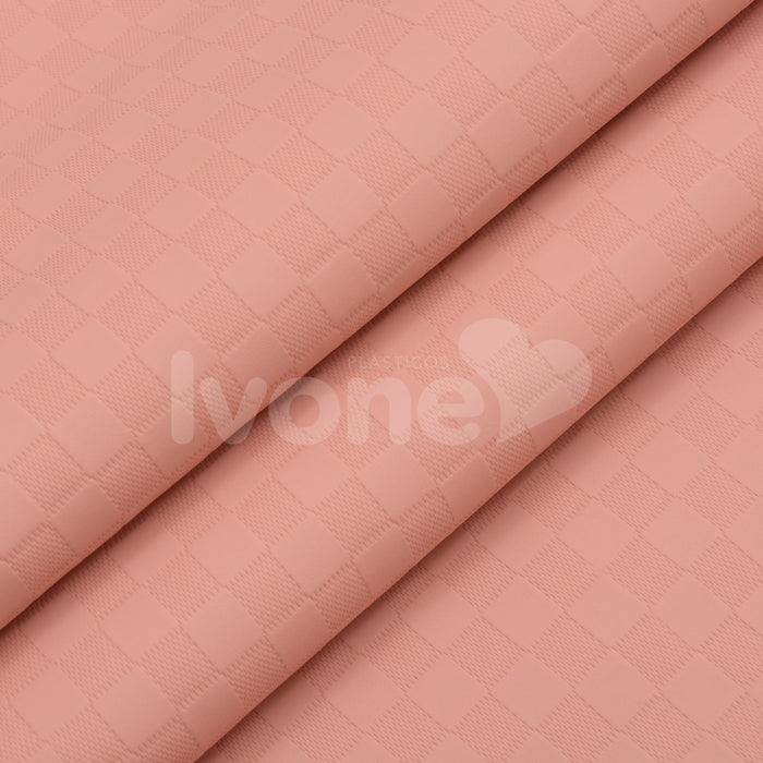 XADREZ DELUXE 0.8MM ROSE FUNDO MALHA