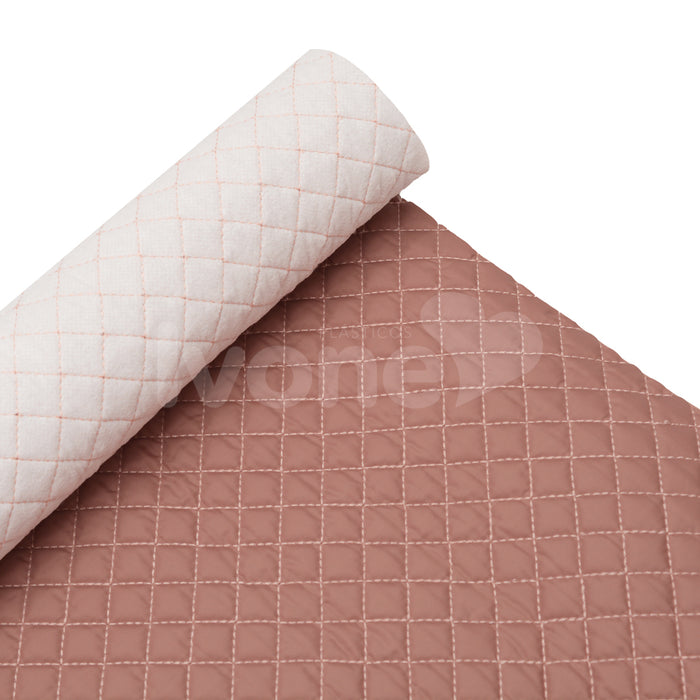 NYLON EMBORRACHADO MATELADO EM XADREZ ROSE