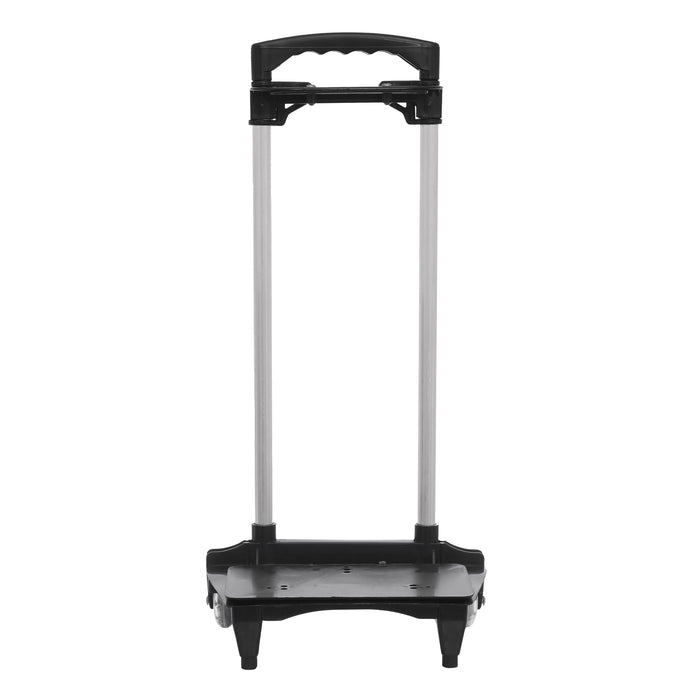 NEW CARRINHO PARA MOCHILA 40CM DUAS HASTES ALUMÍNIO PRETO
