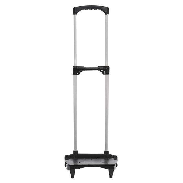NEW CARRINHO PARA MOCHILA 40CM DUAS HASTES ALUMÍNIO PRETO