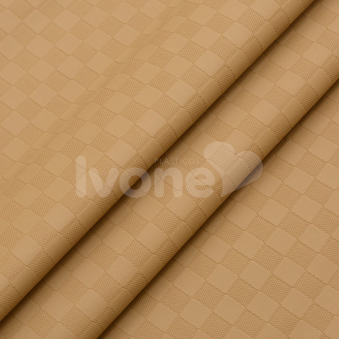 XADREZ DELUXE 0.8MM BEGE FUNDO MALHA