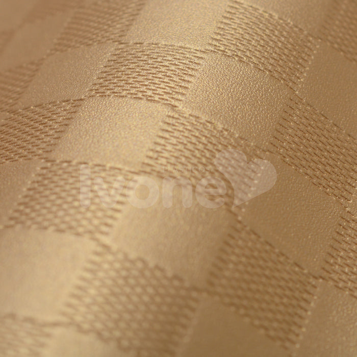 XADREZ DELUXE METALIZADO 0.8MM OURO LIGHT FUNDO MALHA