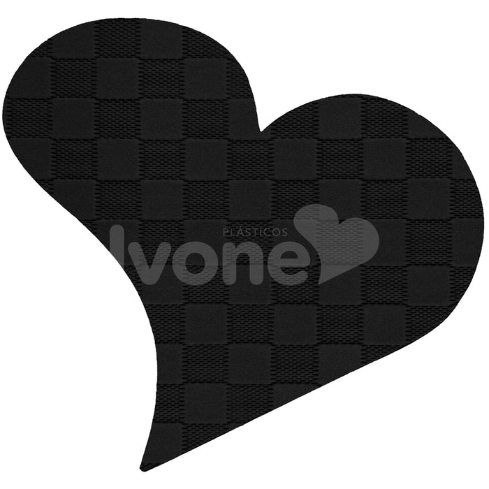 XADREZ DELUXE 0.8MM PRETO FUNDO MALHA