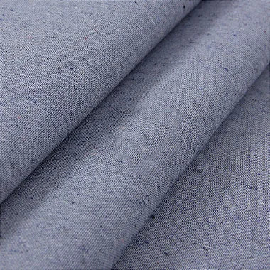TECIDO LINHO LOLITTA LISO DUBLADO COR JEANS