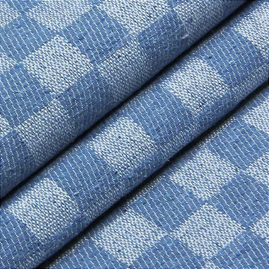 TECIDO ECOLOGICO XADREZ COR AZUL/AZUL