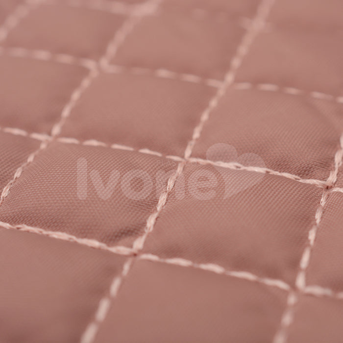 NYLON EMBORRACHADO MATELADO EM XADREZ ROSE