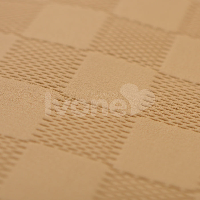 XADREZ DELUXE 0.8MM BEGE FUNDO MALHA