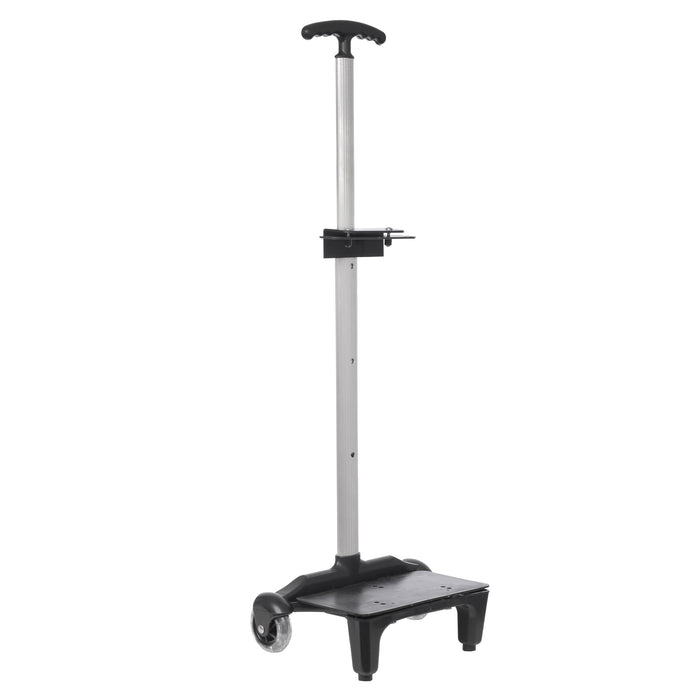 NEW CARRINHO PARA MOCHILA 40CM UMA HASTE ALUMÍNIO PRETO