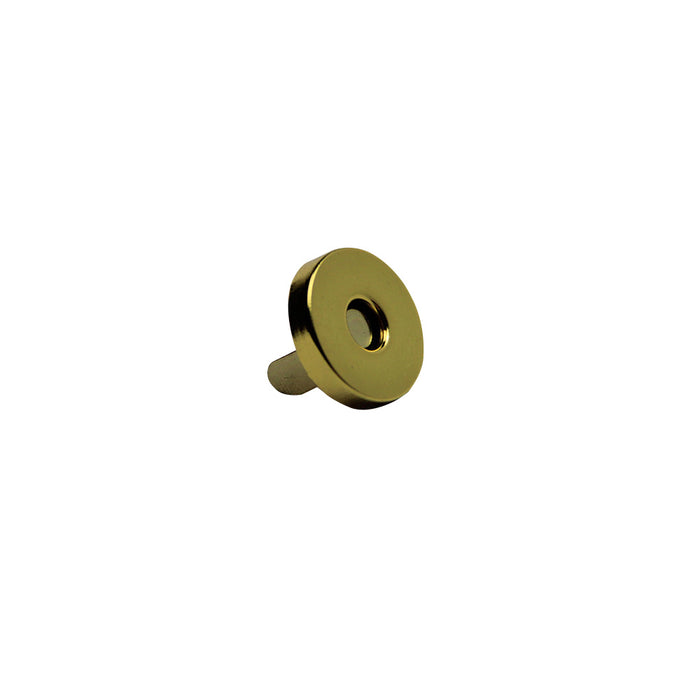 BOTAO IMÃ 18 MM LATONADO 10 PEÇAS