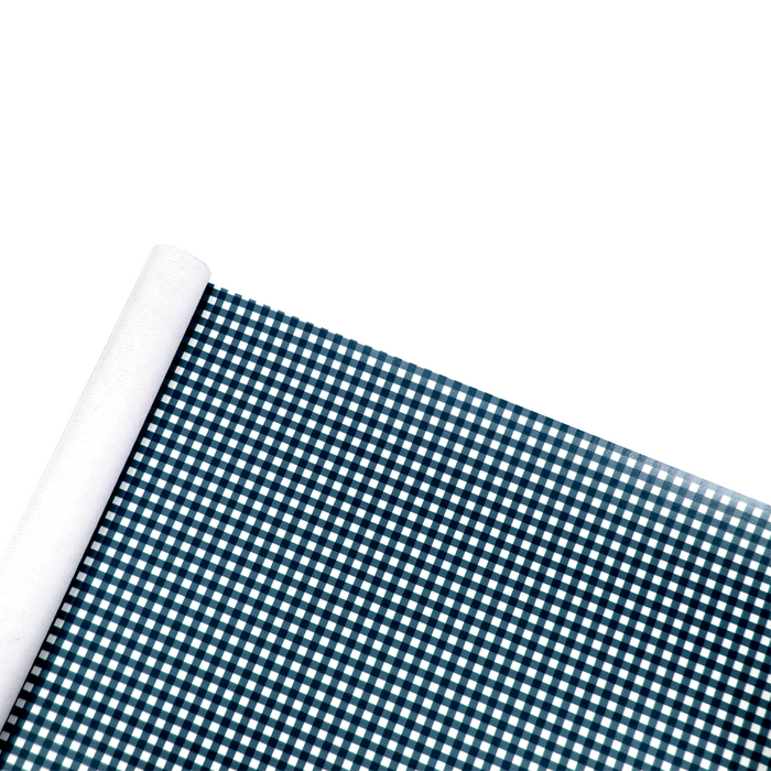 SINTETICO XADREZ SEVILLE BRANCO FERNANDA GAMA 0.8MM FUNDO MALHA COR MARINHO