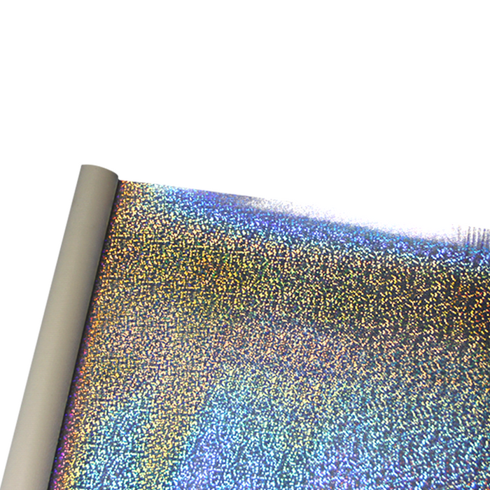 HOLOGRAFICO MICROPONTOS COR PRATA 1/2 METRO