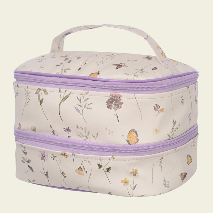 NECESSAIRE DUPLA EM SEVILLE FLORES DELICADAS