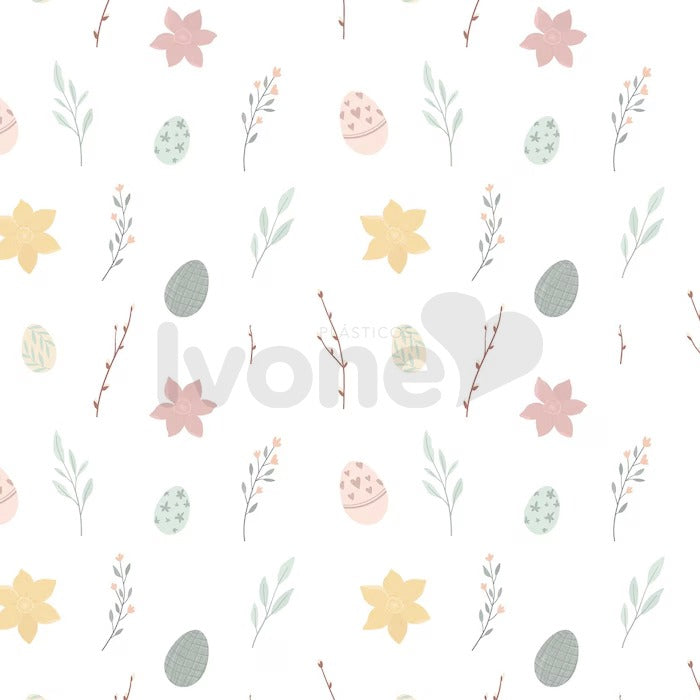 SINTETICO COLECAO ENCANTO DE PASCOA OVOS E FLORES