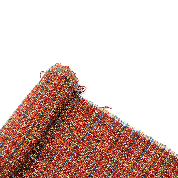TECIDO JACQUARD CHANEL PREMIUM VERMELHO