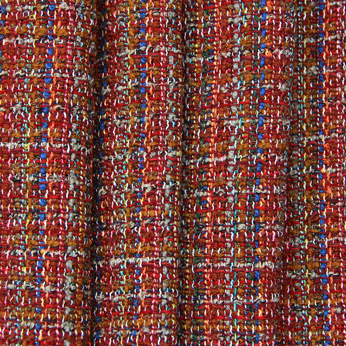 TECIDO JACQUARD CHANEL PREMIUM VERMELHO