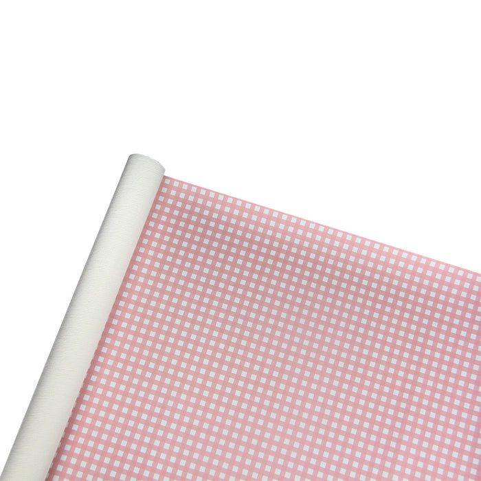 SINTETICO XADREZ DEXTER BRANCO FERNANDA GAMA 0.8MM FUNDO MALHA COR ROSA