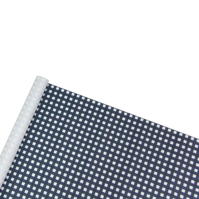 NYLON 190T XADREZ FERNANDA GAMA COR AZUL MARINHO