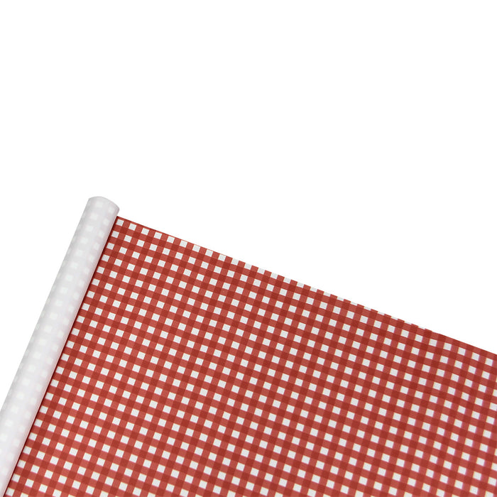 NYLON 190T XADREZ FERNANDA GAMA COR VERMELHO