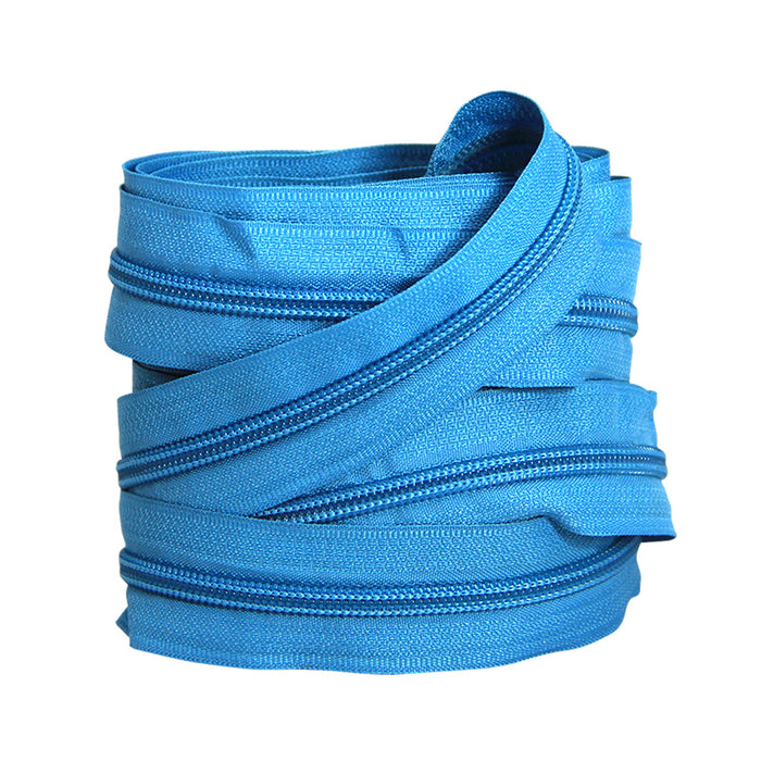 ZIPER Nº6 POLIESTER COR AZUL TURQUESA
