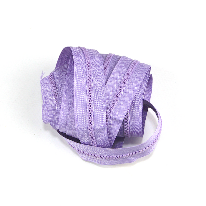 ZIPER Nº6 TRATORADO POLIESTER COR LILAS 5 METROS