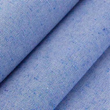 TECIDO LINHO LOLITTA LISO DUBLADO COR AZUL BEBE