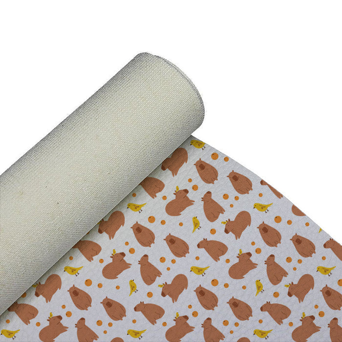 SINTETICO COLECAO CAPIVARAS PASSARINHO EM DOLL BRANCO DA PLASTICOS IVONE