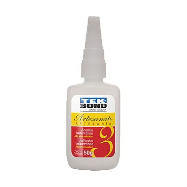 TEKBOND ADESIVO INSTANTANEO ARTESANATO BICO A N°3 50G