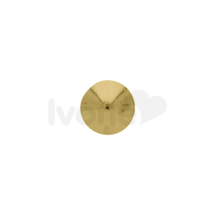 PE DE BOLSA DOURADO 15MM PACOTE COM 10 PEÇAS