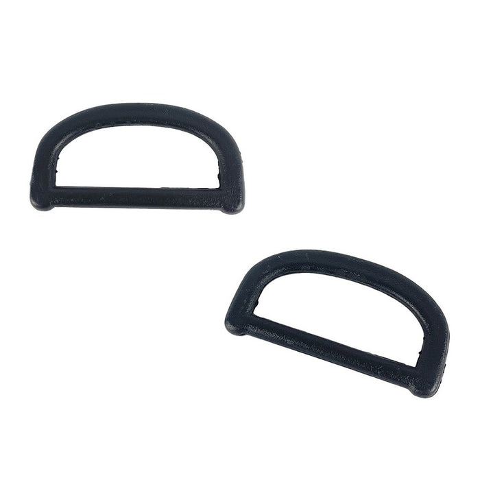 MEIA ARGOLA 40MM COR PRETO PACOTE COM 10 UNIDADES