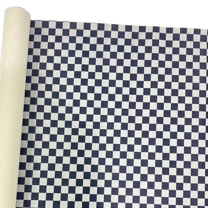 SINTETICO NEW XADREZ 0.8 FUNDO MALHA COR MARINHO / BRANCO