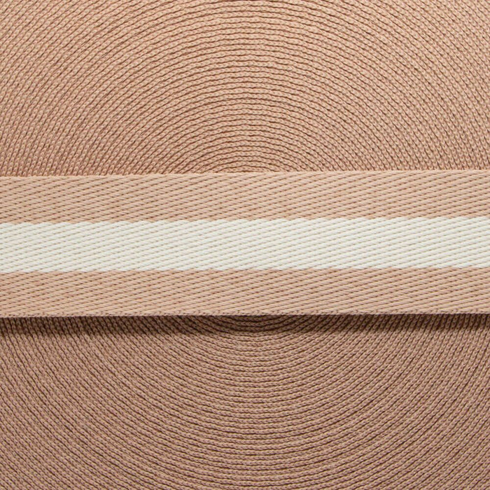 FITA LISTRAS 30MM COR NUDE/CREME 1 METRO