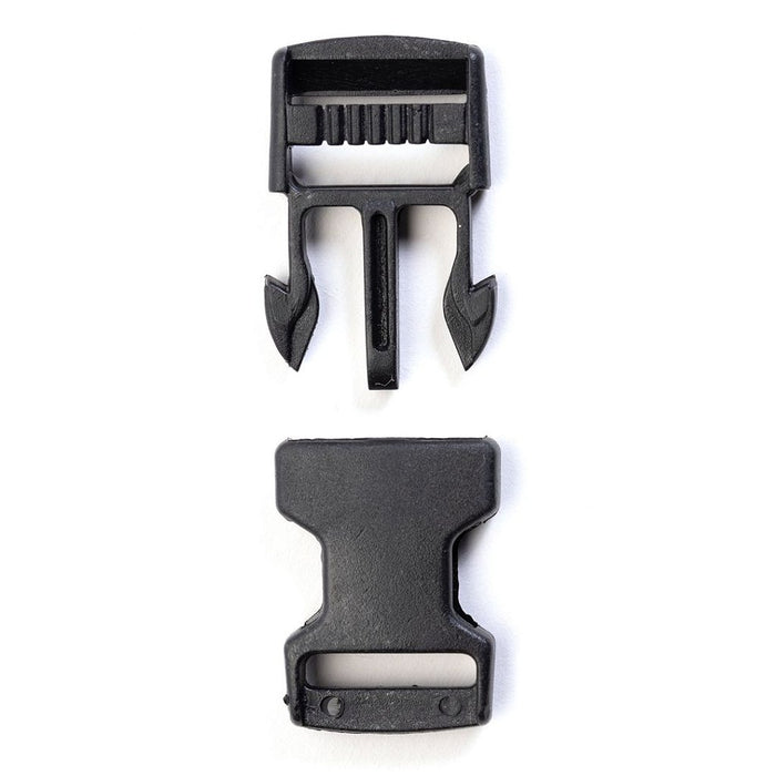 FECHO PLASTICO 15MM PRETO PACOTE COM 10 UNIDADES