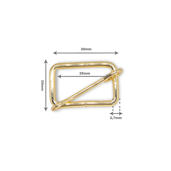 REGULADOR 25MM ALT 15MM AR 2,7 DOURADO CATAFORÉTICO 10 PEÇAS