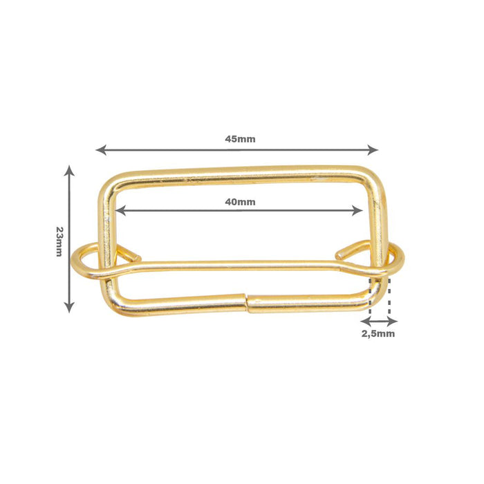 REGULADOR 40MM ALT 17MM AR 3,0 DOURADO CATAFORÉTICO 10 PEÇAS