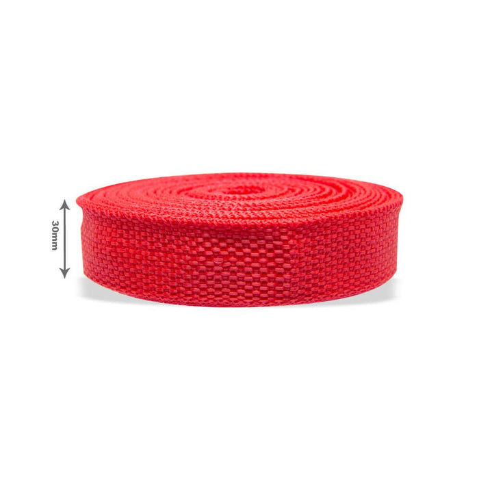 FITA CBR P/ALCA 30MM COR VERMELHO 10 METROS