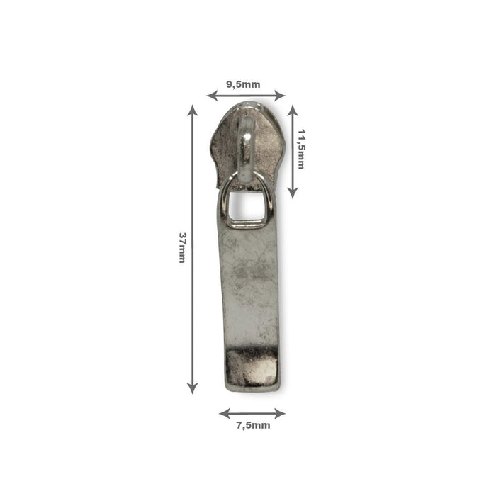 PUXADOR 1288 N°6 C/CARRINHO MEDIO NIQUELADO 10 PEÇAS