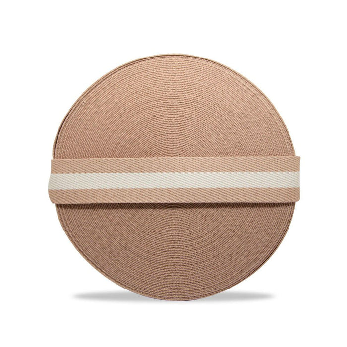 FITA LISTRAS 30MM COR NUDE/CREME 1 METRO