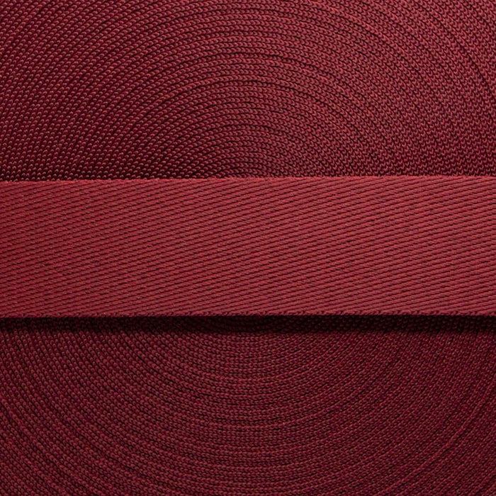 FITA LISA 30MM COR BORDO 1 METRO