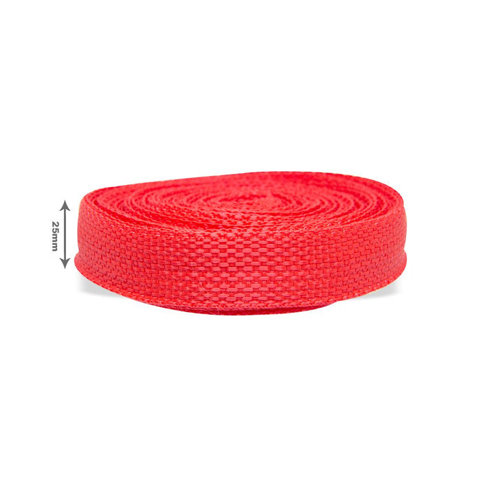 FITA CBR P/ALCA 25MM COR VERMELHO 10 METROS