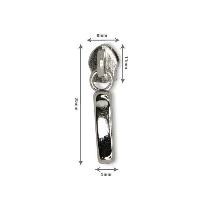 PUXADOR NATUR N°6 C/CARRINHO NIQUELADO 10 PEÇAS