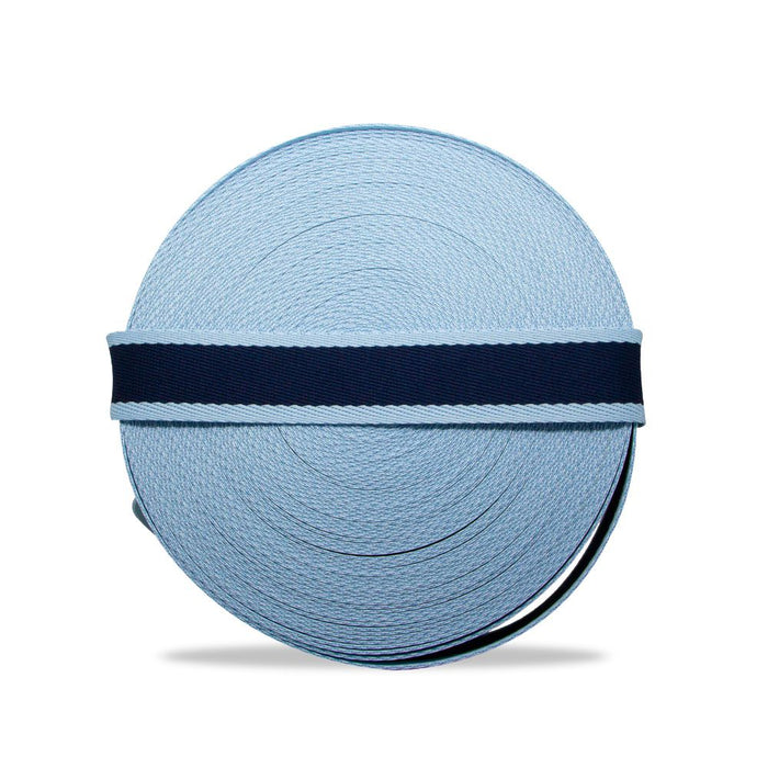 FITA LISTRAS 40MM COR MARINHO/AZUL BEBE 1 METRO