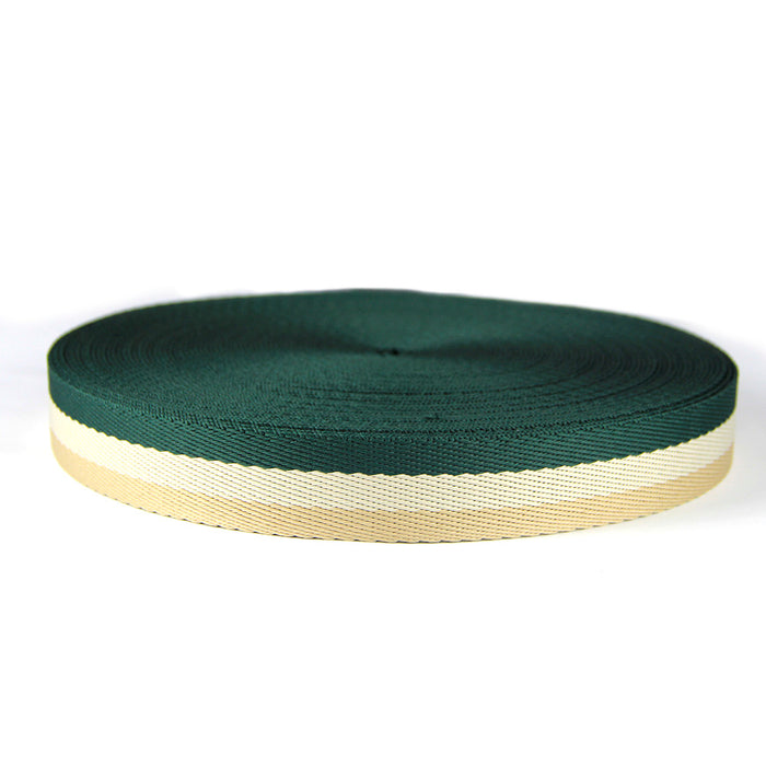 FITA LISTRAS 30MM COR MILITAR/MARFIM/LUXOR 1 METRO - Plasticos Ivone