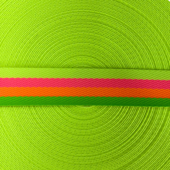 FITA LISTRAS NEON 30MM COR AMARELO NEON/PINK NEON/LARANJA NEON/ VERDE LIMAO 1 METRO