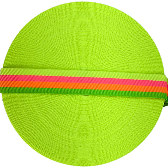 FITA LISTRAS NEON 30MM COR AMARELO NEON/PINK NEON/LARANJA NEON/ VERDE LIMAO 1 METRO