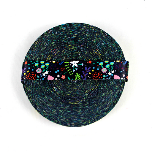 FITA SUBLIMADA 30MM COR FLORAL COLORIDA 1 METRO - Plasticos Ivone