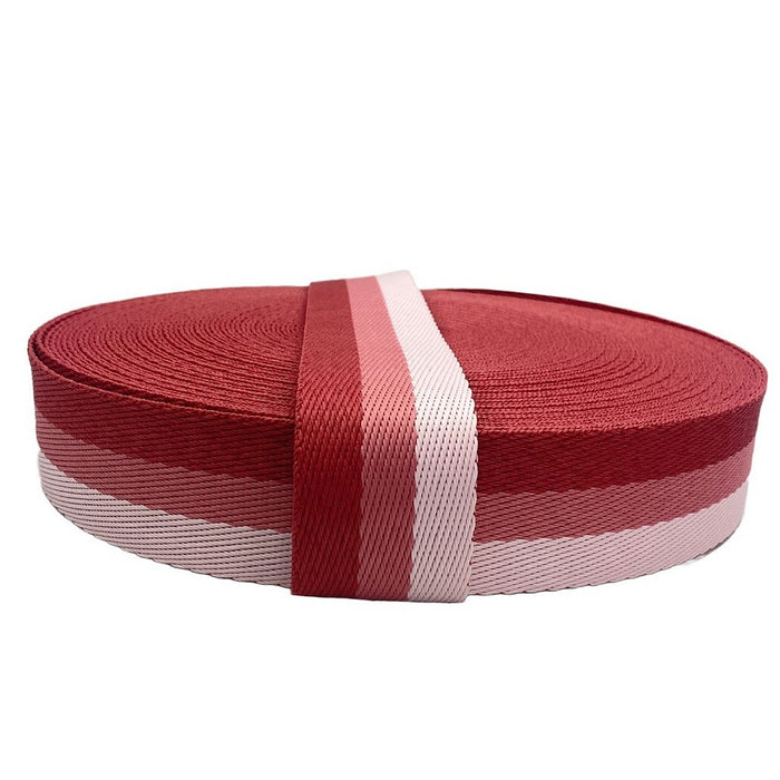 FITA LISTRAS 40MM TRI ROSE COR GOIABA/ROSE/ROSA 1 METRO