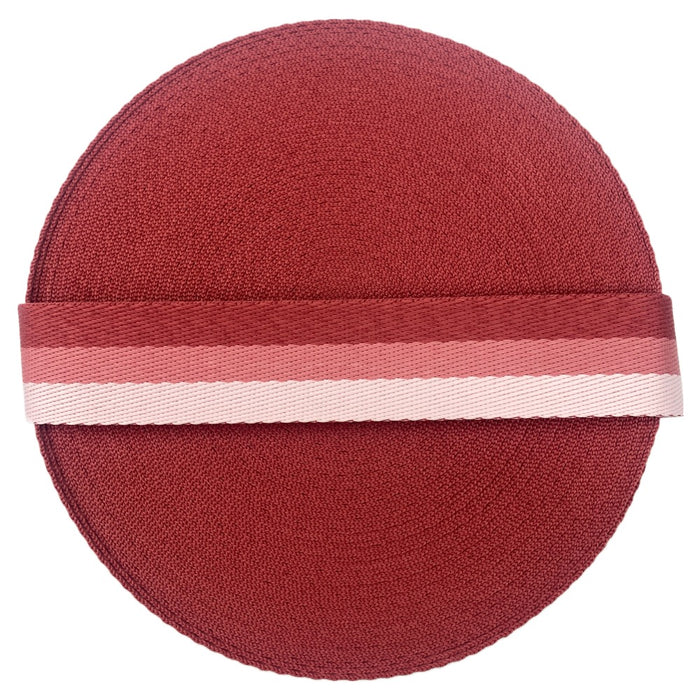 FITA LISTRAS 40MM TRI ROSE COR GOIABA/ROSE/ROSA 1 METRO