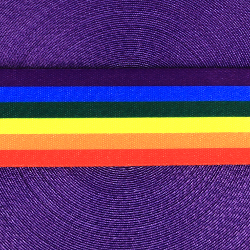 FITA SUBLIMADA 40MM COR LGBTQIA+ FLAG 1 METRO - Plasticos Ivone